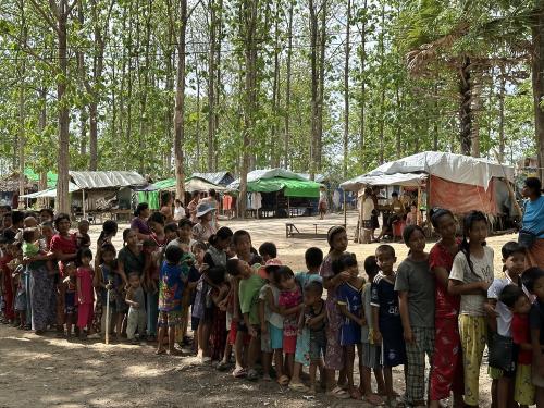 ミャンマーIDP(Internal Displaced People)の人々