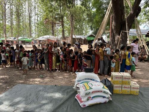 ミャンマーのIDP( Internal Displaced people)キャンプには、継続的な食糧支援が必要です。